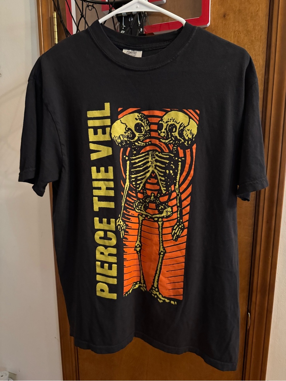 Comfort Colors Black Short-Sleeve Pierce The Veil Graphic Tee